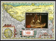 **SAO TOME E PRINCIPE - STATKI ŻAGLOWCE - KRZYSZTOF KOLUMB