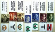 ZESTAW ZNACZKOW STARE NIEMCY RZESZA GENERALNA GUBERNIA HITLER 9