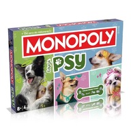 MONOPOLY PSY GRA PLANSZOWA RODZINNA LOGICZNA EDUKACYJNA DLA DZIECI