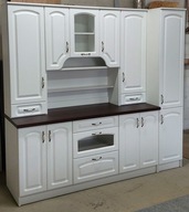 MEBLE KUCHENNE Kredens (portal biały) 220 m długi
