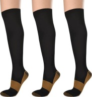 SKARPETY KOMPRESYJNE UCISKOWE MEDYCZNE SKARPETY 3 PARY NA ŻYLAKI 40-46