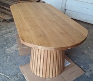Stół debowy 180(280) cm x 90 cm Lamele Rozkładany