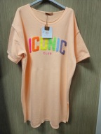 Sukienka, tunika pomarańczowa bawełna r. Uni, MOOIJ italy !!!