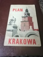 Kraków stary plan miasta autobusy tramwaje