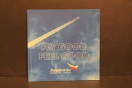 NAKLEJKA - LOT - SAMOLOT - BULGARIA AIR - KOLEKCJA - PAMIĄTKA