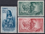 FERNANDO POO - 1966 - Mi 244-246 - PRO INFANCIA xx