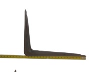 Wspornik do półki ściennej metalowy brązowy 15x20cm 6szt.