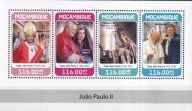 Mozambiuk 2018 ** cena 12,50 zł kat.9€- Jan Paweł II, arkusz