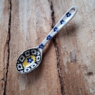 ŁYŻECZKA DO CUKIERNICY 13,5 CM Wzór ceramika BOLESŁAWIEC