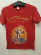 ED HARDY KOSZULKA ROZ.S/M ORYGINA T-SHIRT