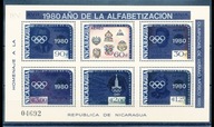 **80 Nicaragua Bl.125 - OLIMPIADA 1980