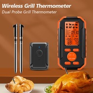 Termometr kuchenny do piekarnika, bezprzewodowy, podwójna sonda, BQ01