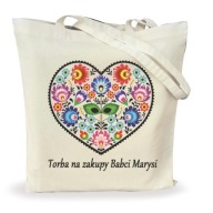Torba eko bawełniana zakupy - Twój napis