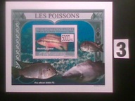 Ryby , Guinee , MNH cięty