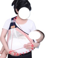 Nosidełko do noszenia dzieci pas miękki oddychający elastyczny