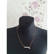 NASZYJNIK KOLIA DIAMENTY Z FRĘDZLAMI sylwestrowy Z FRĘDZLAMI SYLWESTER BIB