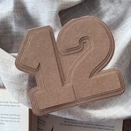 Zestaw baza + 3 wzorniki – kartka 12 – papier kraft – rękodzieło handmade