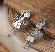 Kolczyki Para retro Gramy dla WOŚP