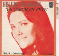 HELENA MAJDANIEC Niebiesko Czerwono Czarni Francuski Singiel NM Rarytas