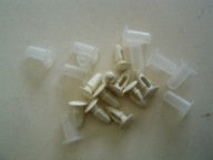 Spinka- kołek tapicerki biały Skoda Favorit