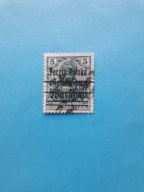 POLSKA 1918 ROK Fi 7 FII WYDANIE PRZEDRUK NA ZNACZKACH GGW