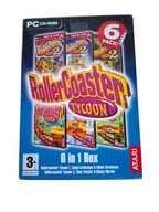 RollerCoaster Tycoon 6-pack 6w1zestaw PC CD Atari klasyka