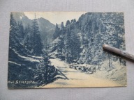 TATRY DOLINA STRĄŻYSKA FOT. J. OPP. 1923 POCZTÓWKA przedwojenna