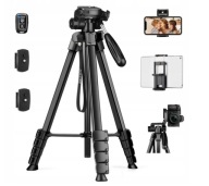 JOILCAN Lekki Statyw 173cm Do Telefonu i Tabletu Z Pilotem i Uchwytami