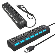 HUB USB AKTYWNY WIELOFUNKCYJNY ROZDZIELACZ 7 PORTÓW