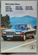 Prospekt Mercedes W126 280 380 500 SE SEL 2 / 1980