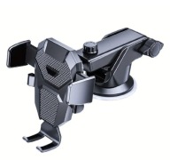 Czarny uchwyt samochodowy 360° na telefon iPhone Samsung Xiaomi