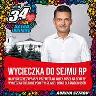 Wycieczka do Sejmu RP z Posłem Przemysławem Witkiem - WOŚP Lubliniec #326