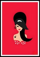 A2 PLAKAT MUZYCZNY MUZYKA PIOSENKARKA AMY WINEHOUSE