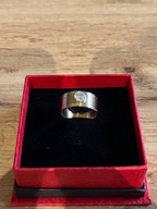 SYGNET Z BRYLANTEMI 1,03ct, D/Si3 WYJATKOWY rozmiar 22 OKAZJA