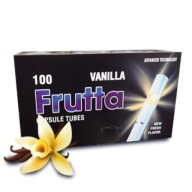 Gilza Gilzy Frutta VANILLA Tubki Tutki Papierosowe Klikane Waniliowe 100szt