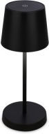 LAMPKA STOŁOWA LED CZARNA AKUMULATOROWA DOTYKOWA 3 POZIOMY JASNOŚCI IP44