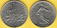 Francja 1 Franc 1961 r.