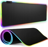 DUŻA GAMINGOWA PODKŁADKA POD MYSZ MYSZKĘ NA BIURKO DO KOMPUTERA PC XXL RGB
