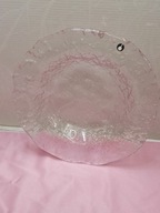 patera szklana szkło artystyczne PUKEBERG SWEDEN design logo