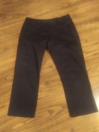 Spodnie cygaretki granat 7/8 42