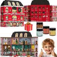 HISKIN HOME MERRY CHRISTMAS KALENDARZ ADWENTOWY ŚWIECE ZAPACHOWE 24 OKIENKA