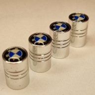 Nakrętki kapturki na wentyle BMW - srebrne (4szt.)