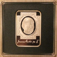 JAN PAWEŁ II - 10 DINARÓW 2010 ANDORA, SREBRO, CERTYFIKAT, RZADKOŚĆ