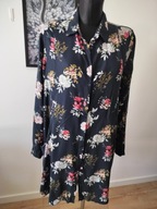 Bluzka damska koszulowa 38 mega długa efektowny wzór super