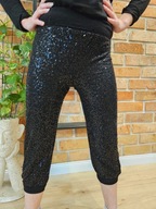 Primark spodnie eleganckie alladynki legginsy getry cekiny 11-12 lat 152cm