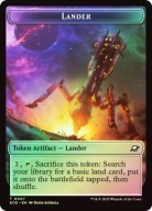 Karta Magic: The Gathering Lander Token / Human Soldier Token *Foil* EOE
