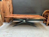 Stół drewniany monolit Suar unikat 240cm