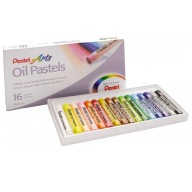 Pastele olejne marki Pentel set 16 kolorów najlepsze profesjonalne kredki