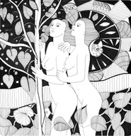 Obraz AKT rysumek neosecesja nr345