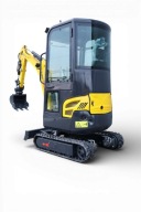 NOWA minikoparka Interbauer IB15 1400kg RAMIĘ SKRĘTNE KUBOTA KABINA